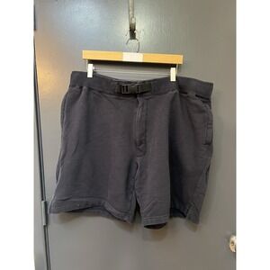Duluth Trading Belted Cargo Shorts Mens 2XL Black Lounge